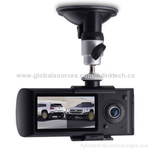 Car Black Box with 2.7-inch TFT LCD Display, Dual-lens, Ultra-wide Angle of 140°